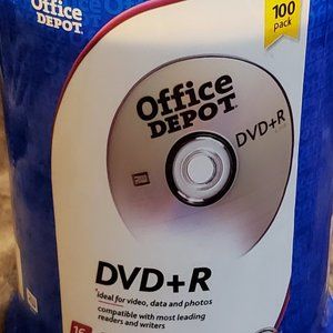Office Depot: DVD+R - 16x, 4.7 GB, 120 Minute 100 Spindle Pack